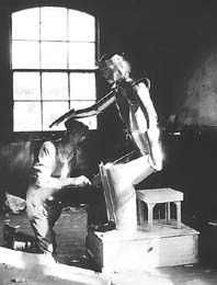 Der Roboter Eric, entworfen 1928 von Captain W. H. Richards