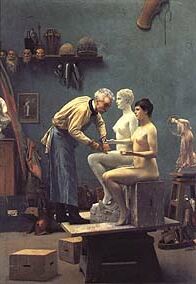 Jean-Léon Gérôme: Die marmorne Arbeit, 1890