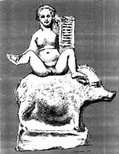 Baubo (spätrömische Statuette, früher Berlin)